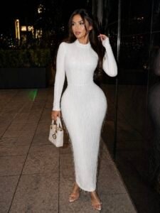 Co Bella long fitting dress