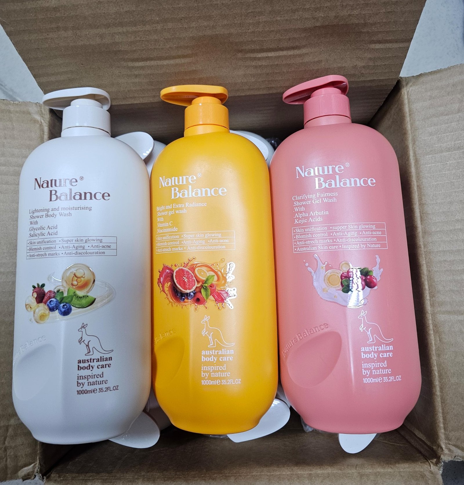 Love nature body wash