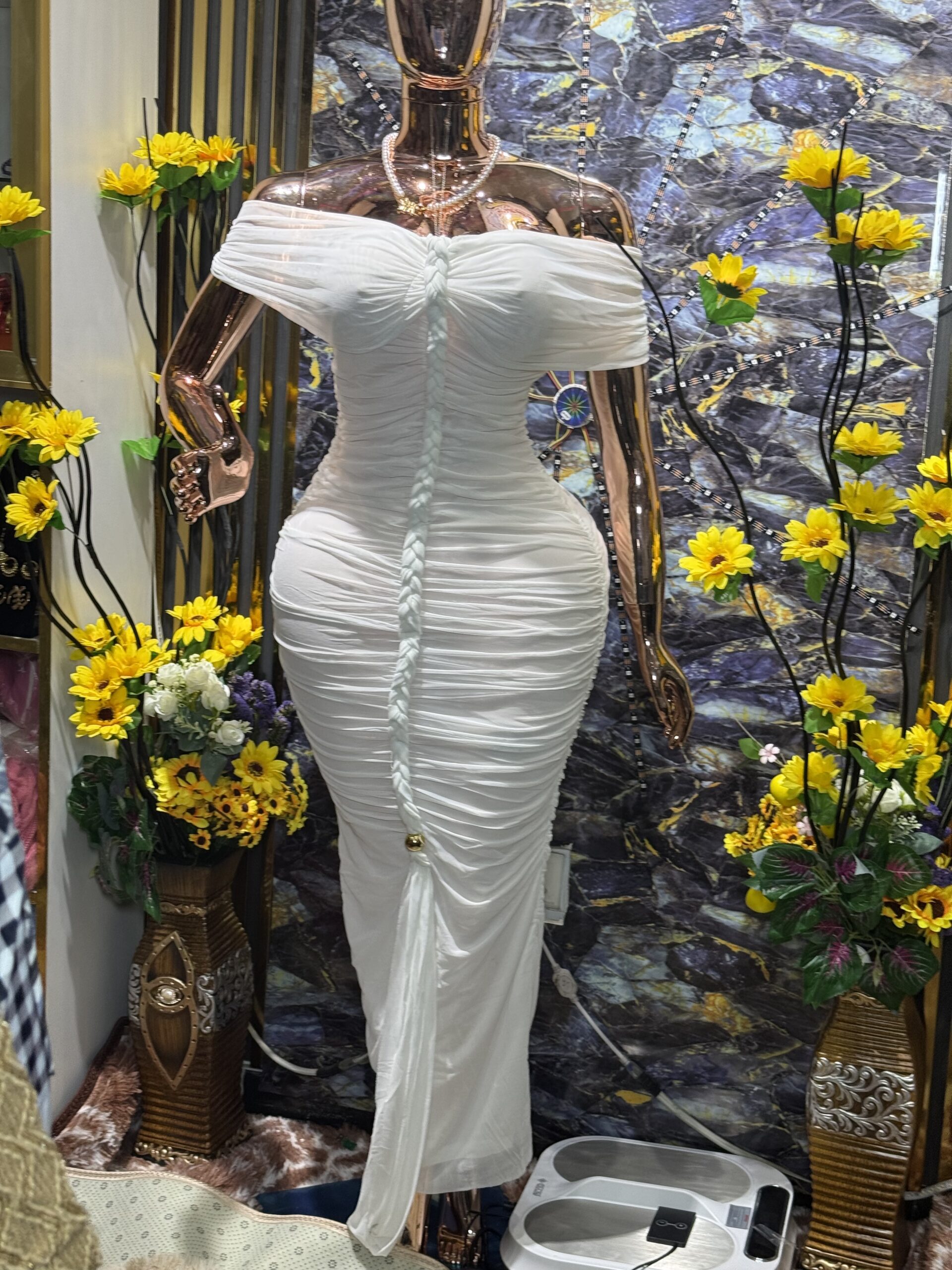 Ladies long fit dress