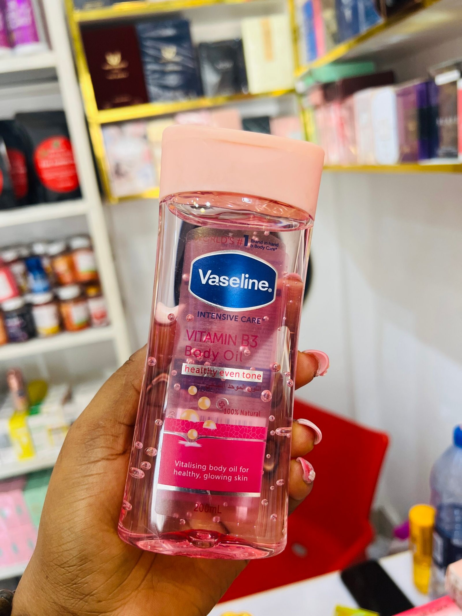Vaseline b3 body oil