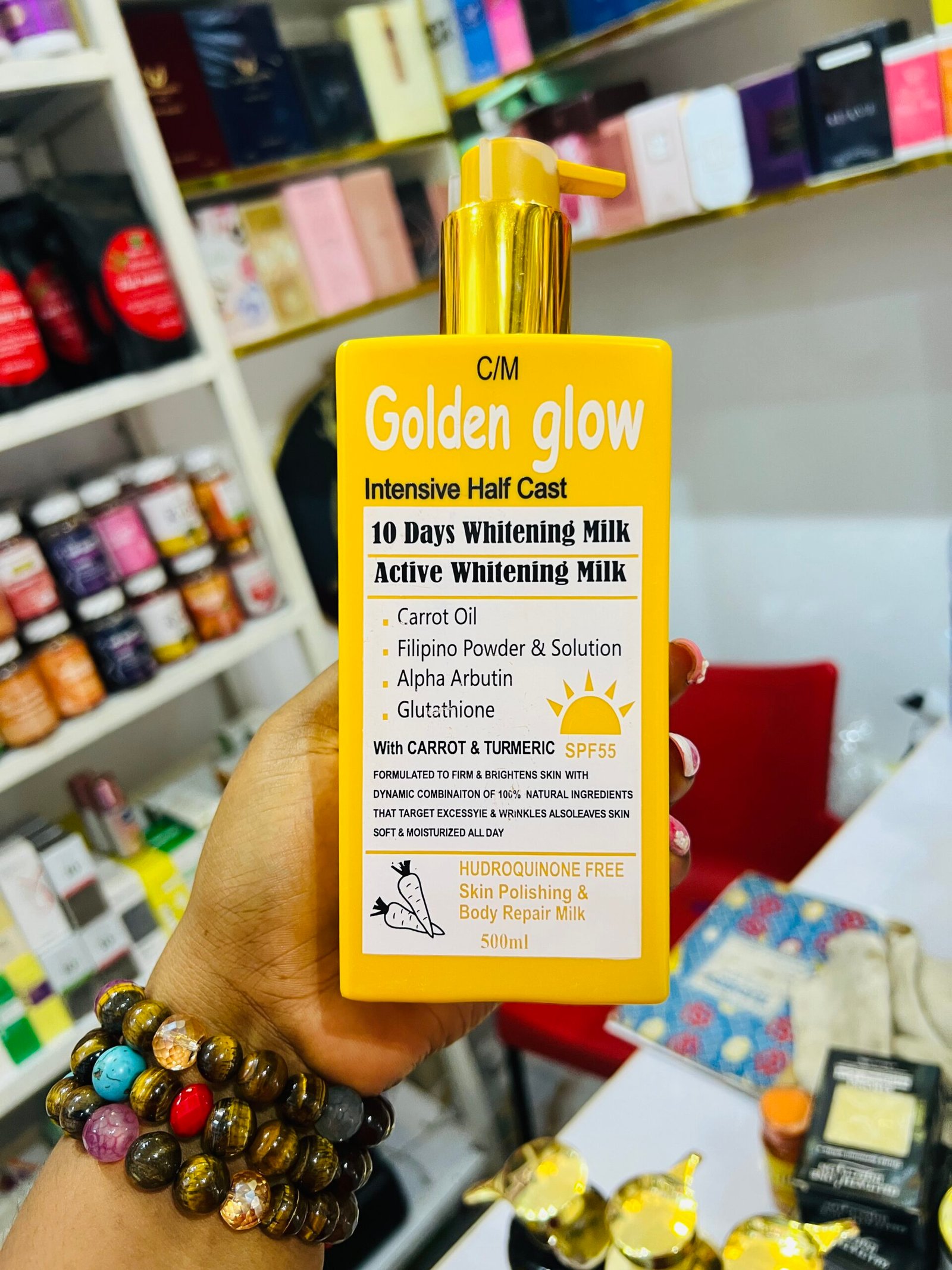 Golden glow intensive half cast lotion
