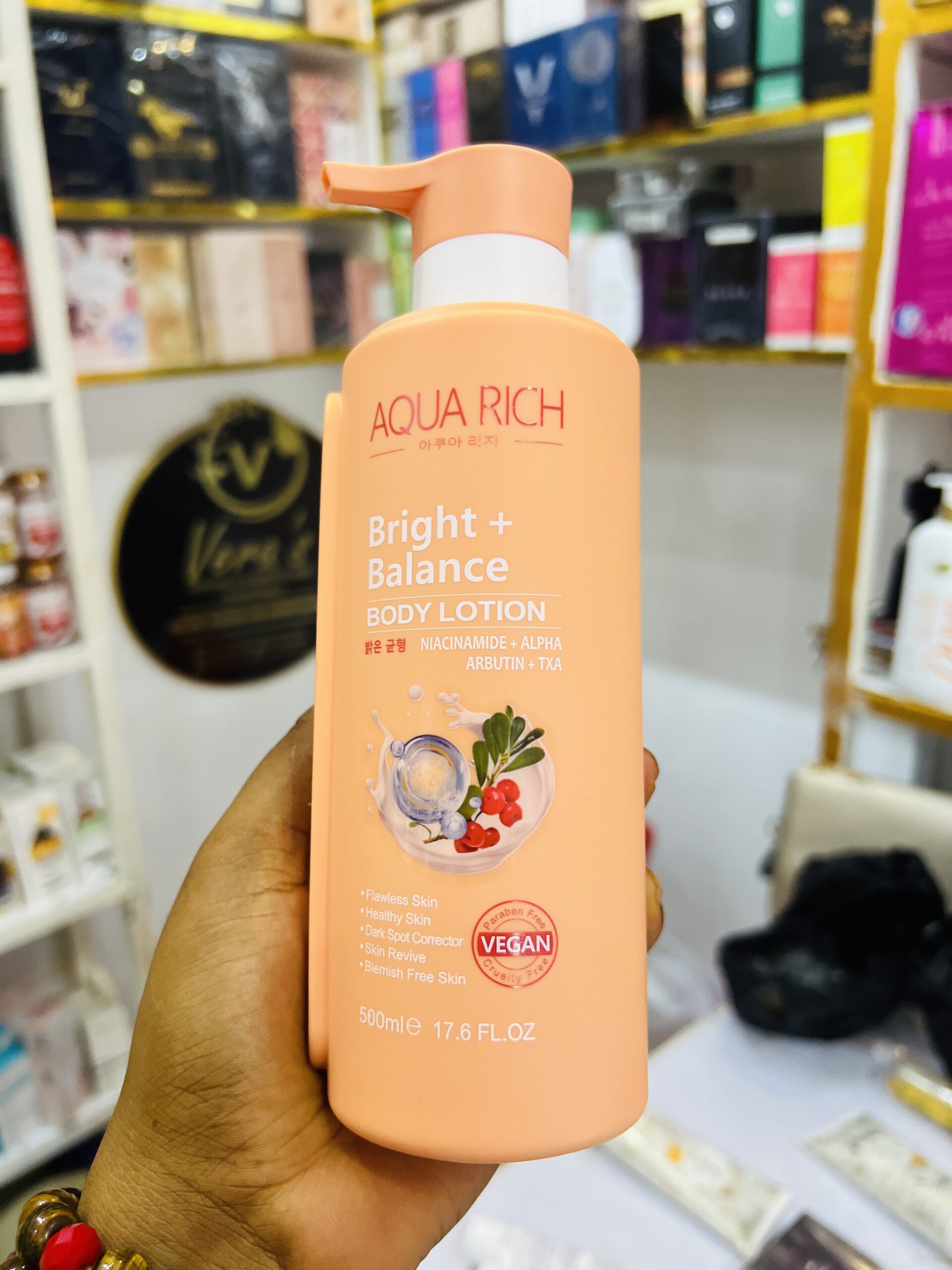 Aqua rich bright and balance lotion