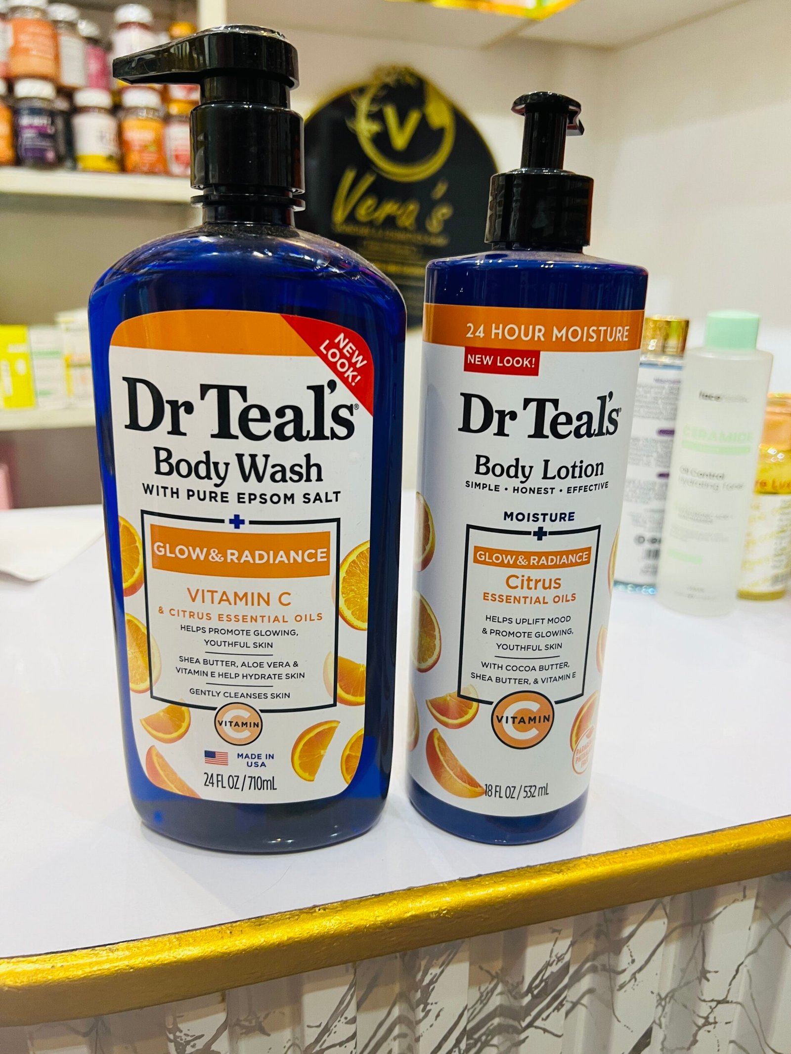 Dr teals vit c body set