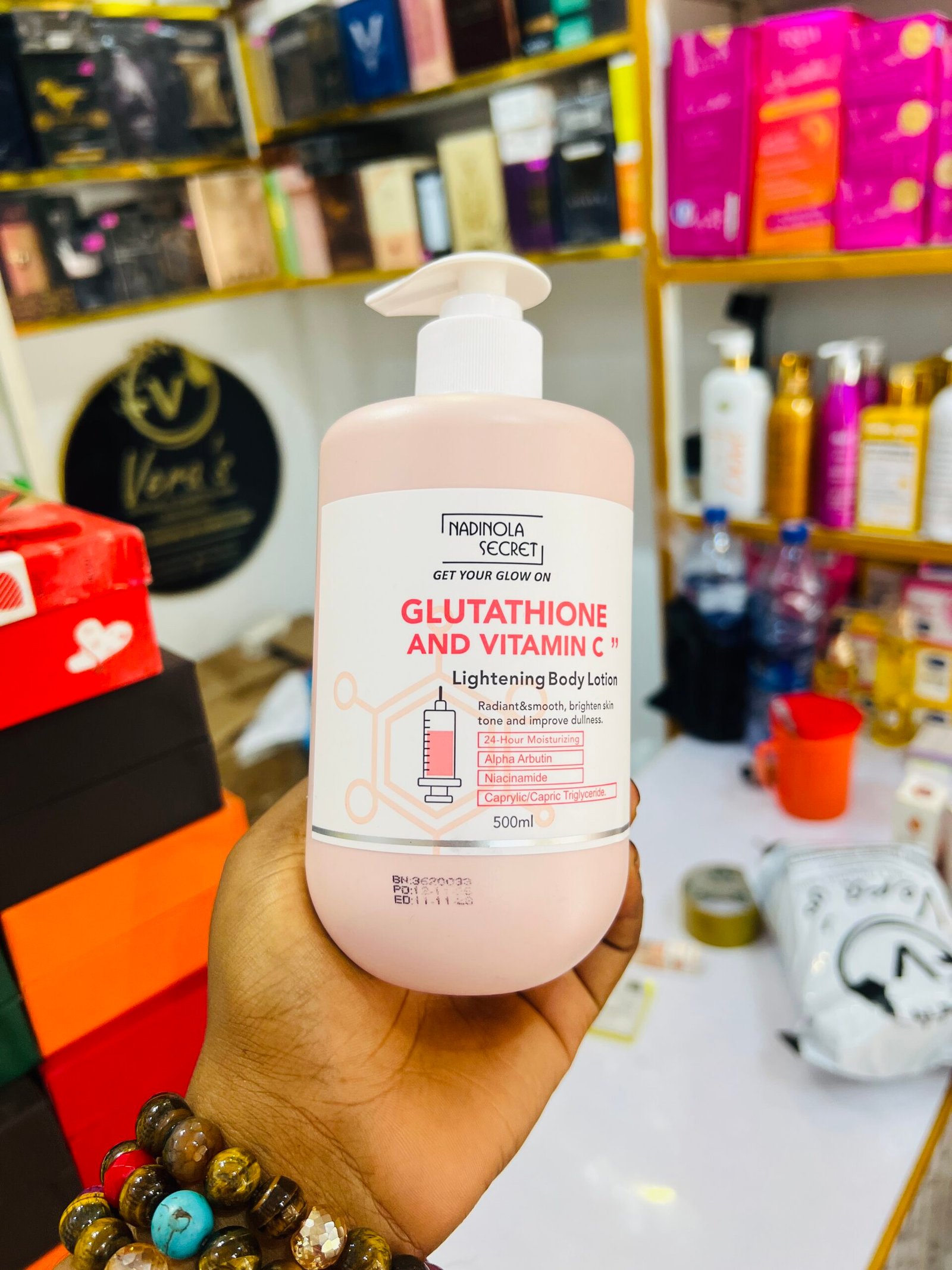 Nadinola secrets glutathione vitamin c lotion