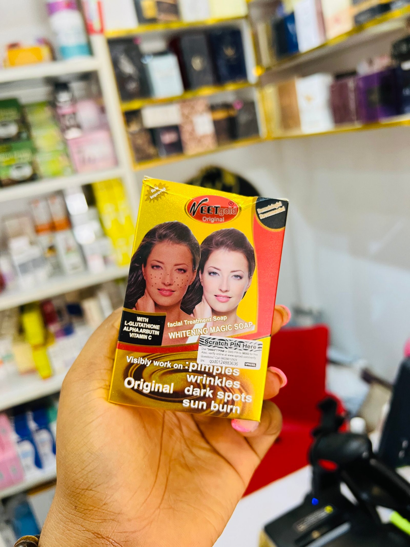 Veetgold whitening magic soap