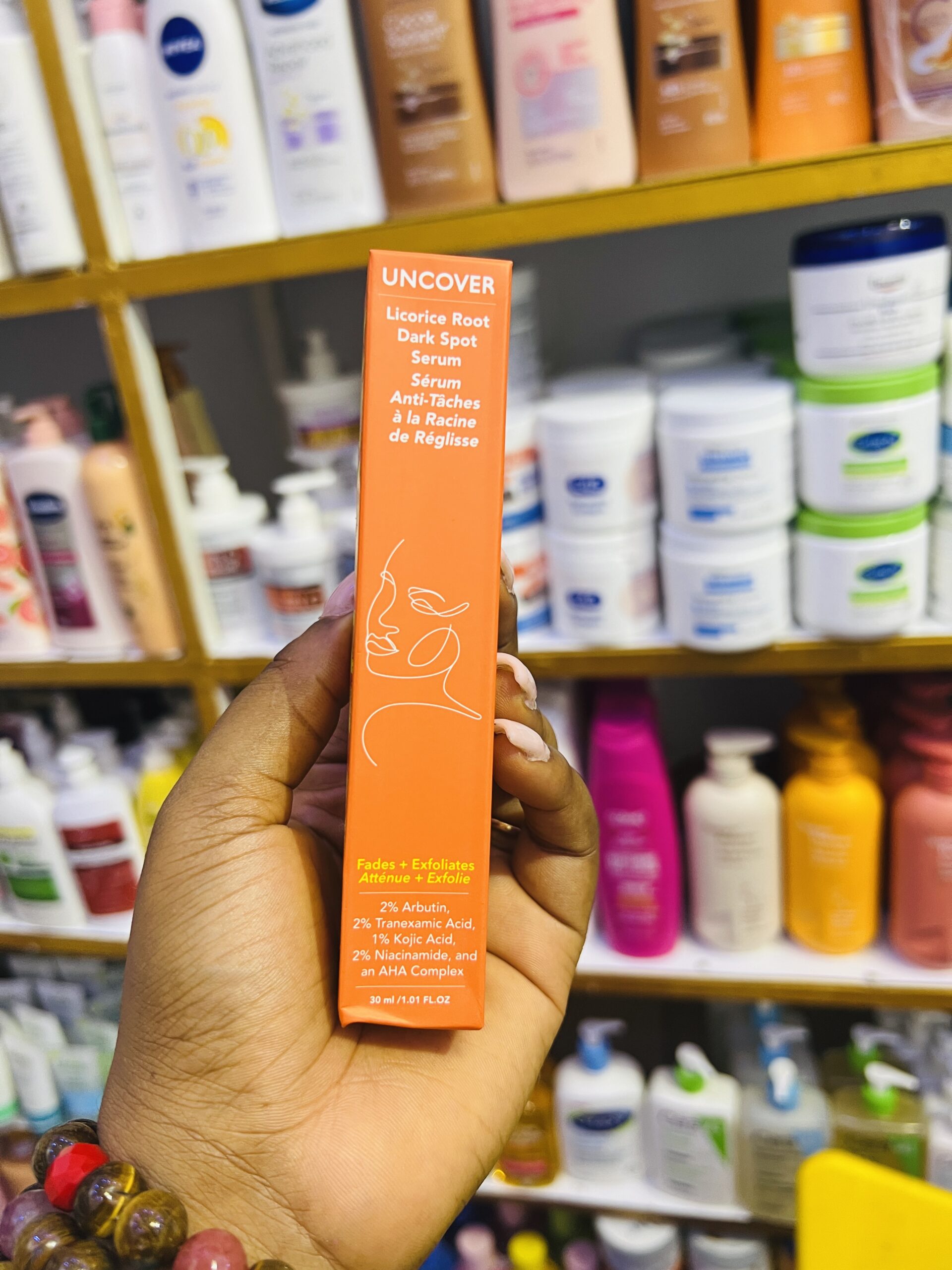 Uncover licorice dark spots serum