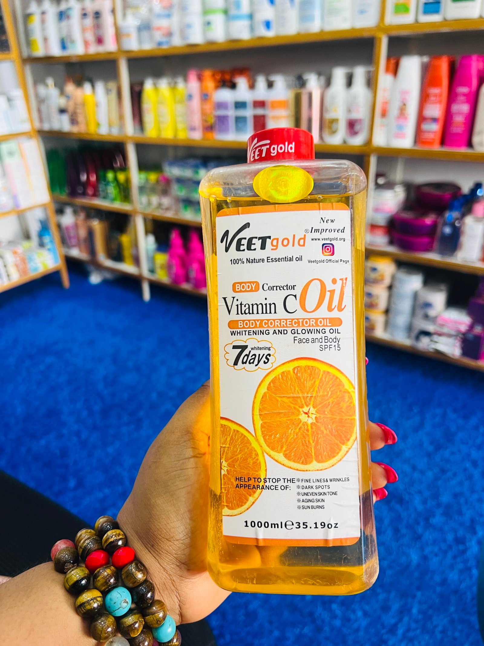 Veetgold vitamin c body oil