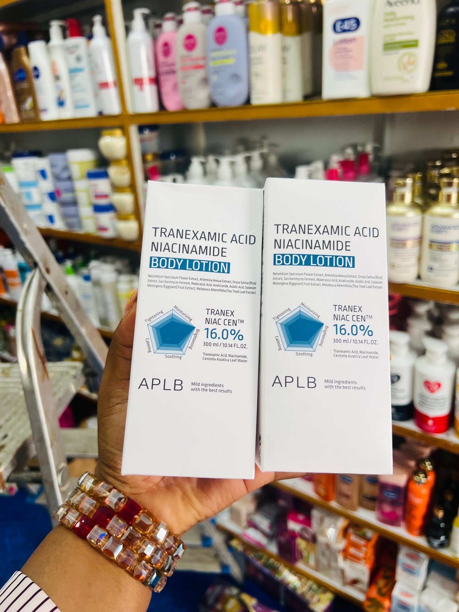 APLB tranexamic niacinamide body lotion