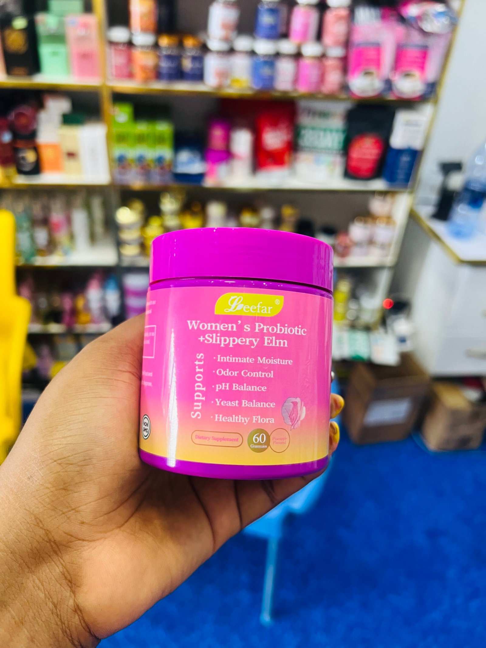 Leefer women’s probiotics+ slippery ELM