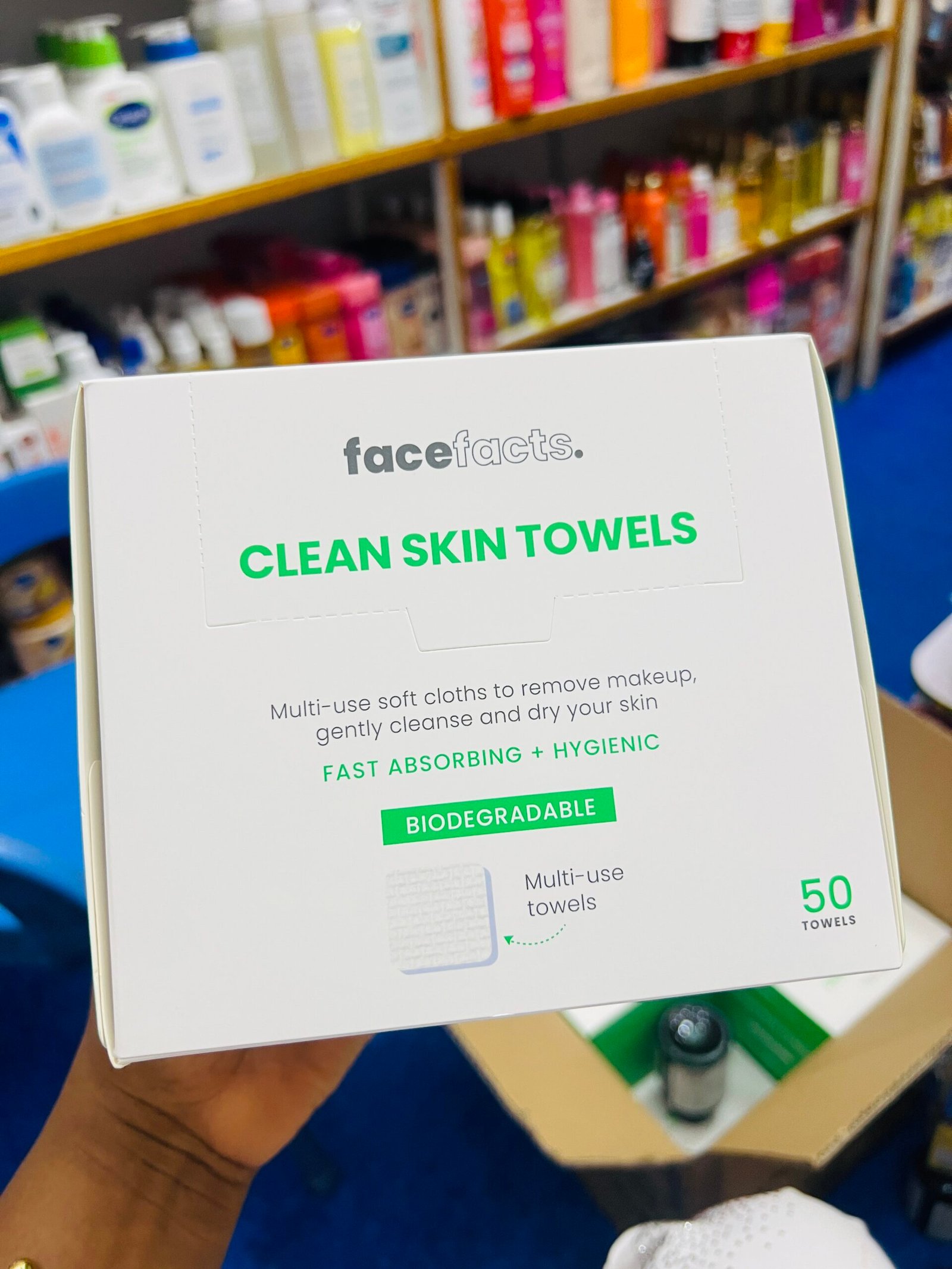 Face facts clean skin towels