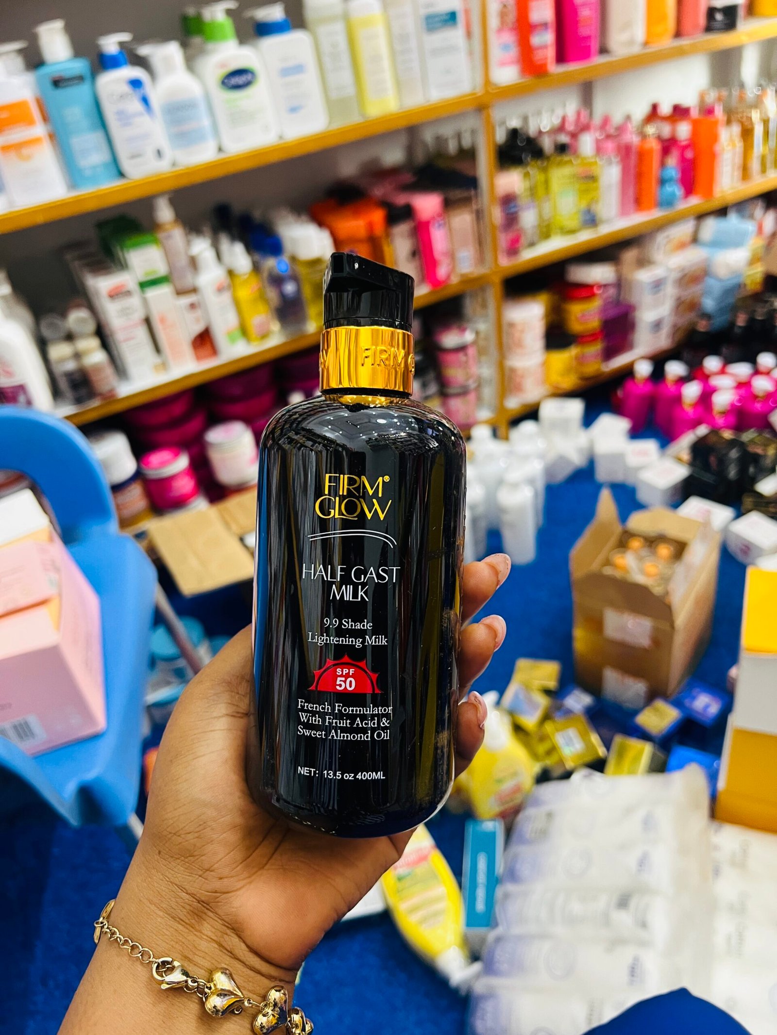 Firm glow halfcast lightening milk