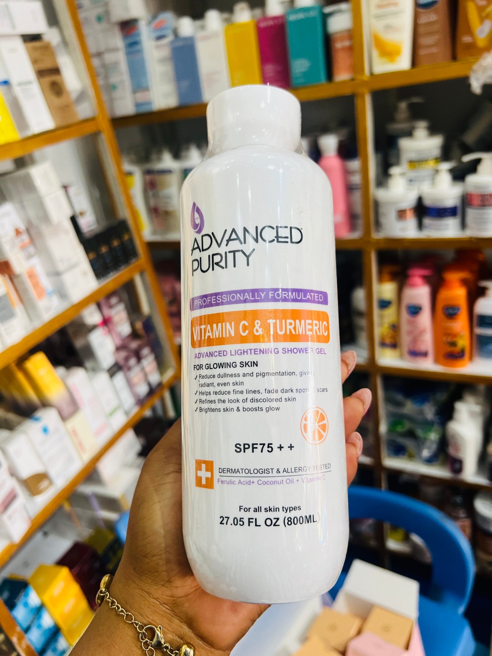Advanced purity shower gel