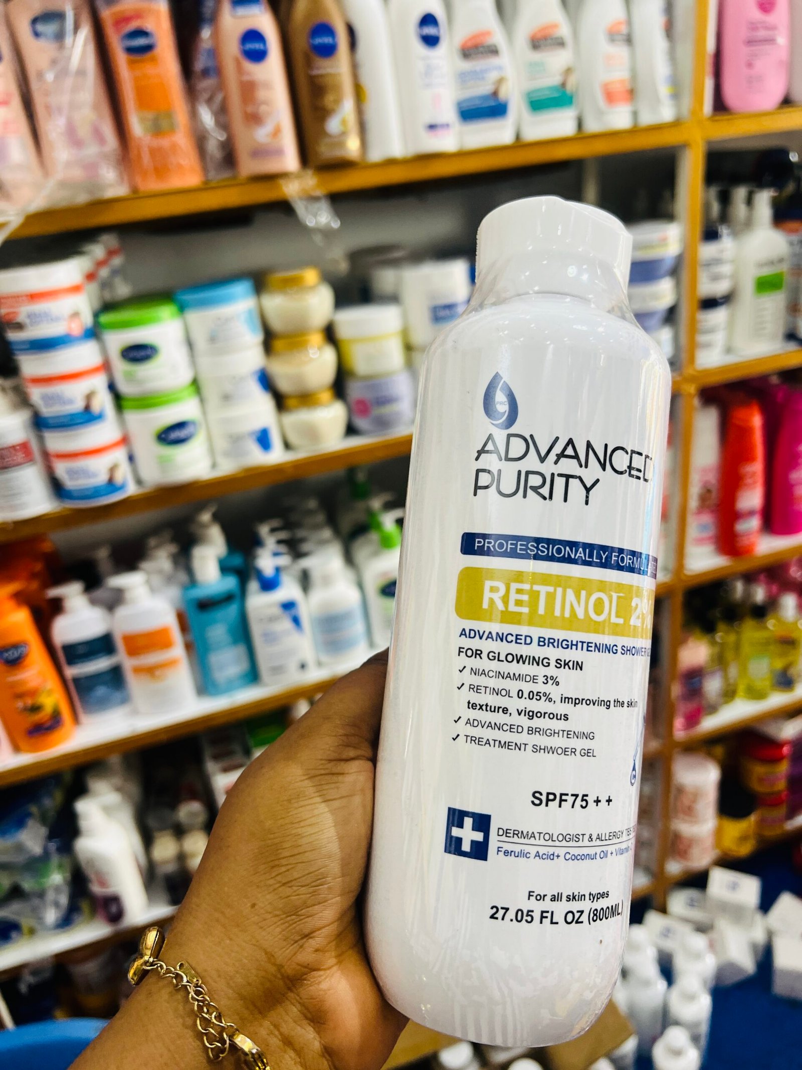 Advanced purity shower gel
