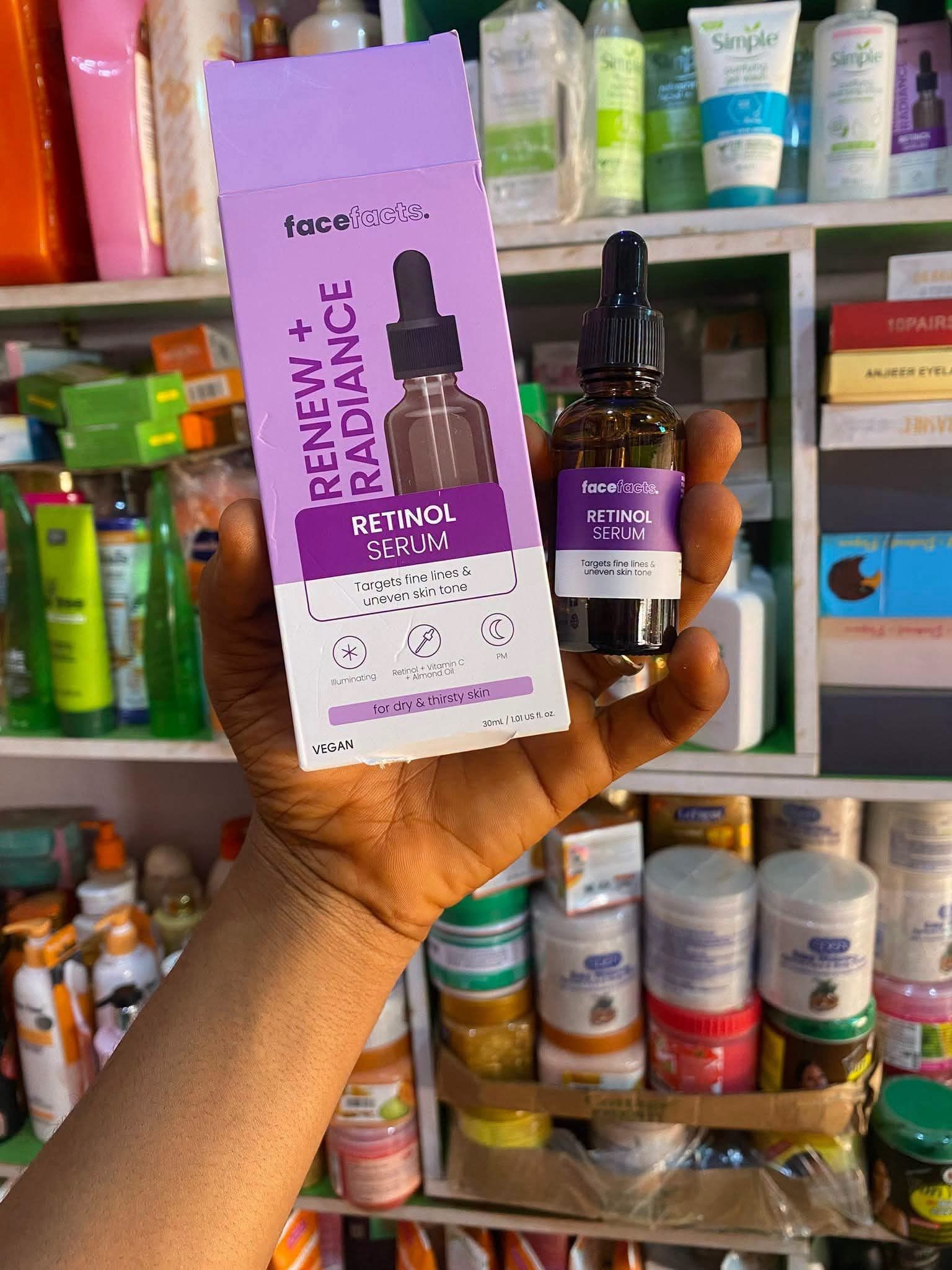 Face facts retinol serum