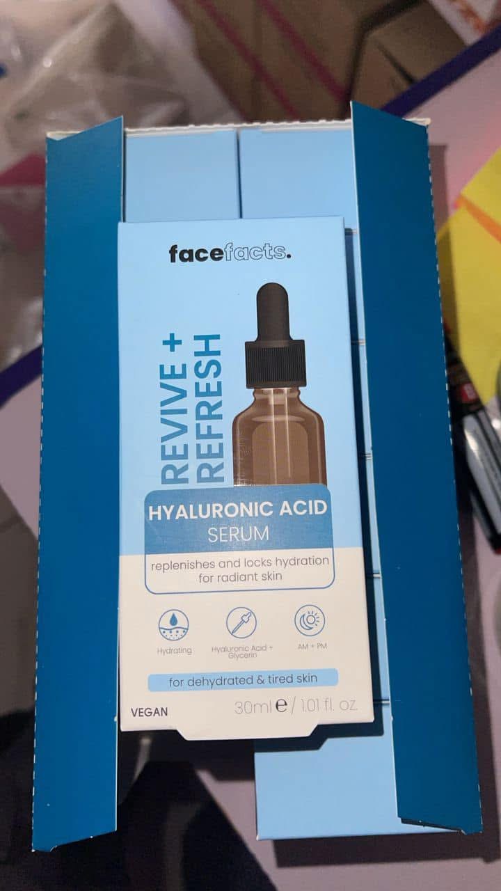 Face facts hyaluronic acid serum