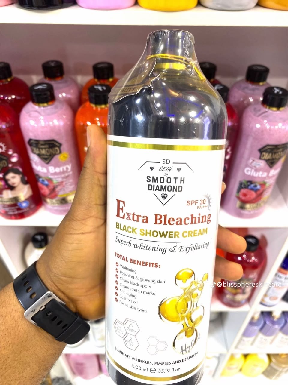 Smooth Diamond super bleaching shower gel