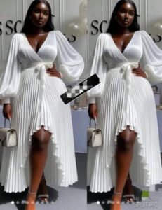 Front short back long dress